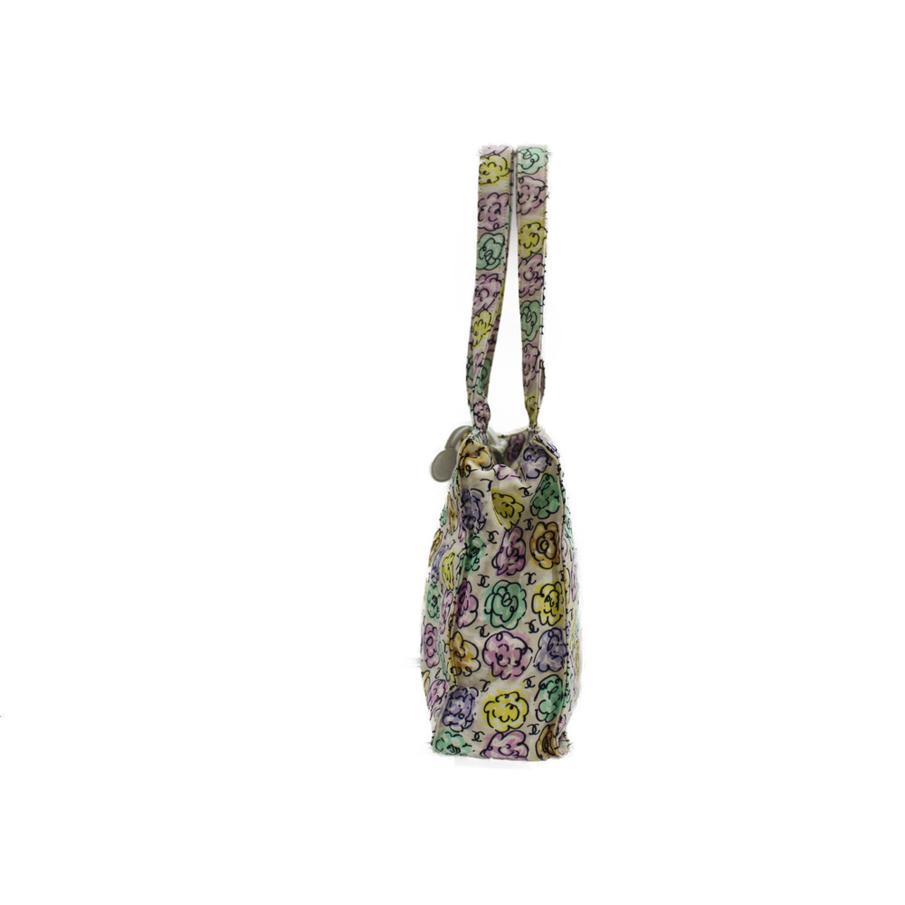Chanel Print Multicolor Flower Nylon
